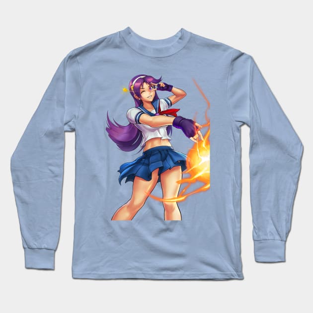 Athena Long Sleeve T-Shirt by hybridmink